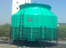 冷卻塔公司每個水槽有很多配水管,配水管上裝有帶淋水盤的噴嘴